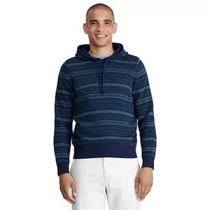 Men's IZOD Fair Isle Hoodie Size Medium